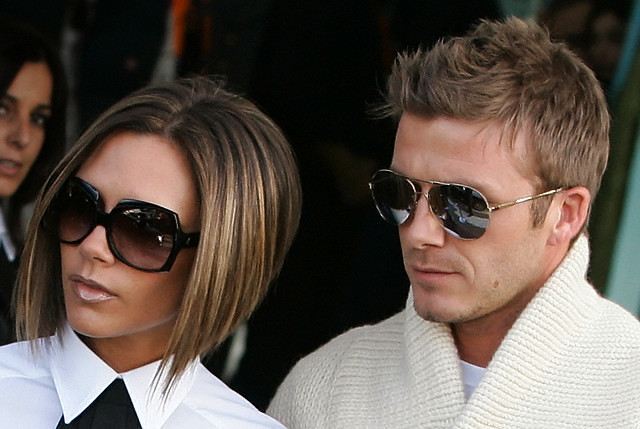 DAVID BECKHAM AND VICTORIA BECKHAM