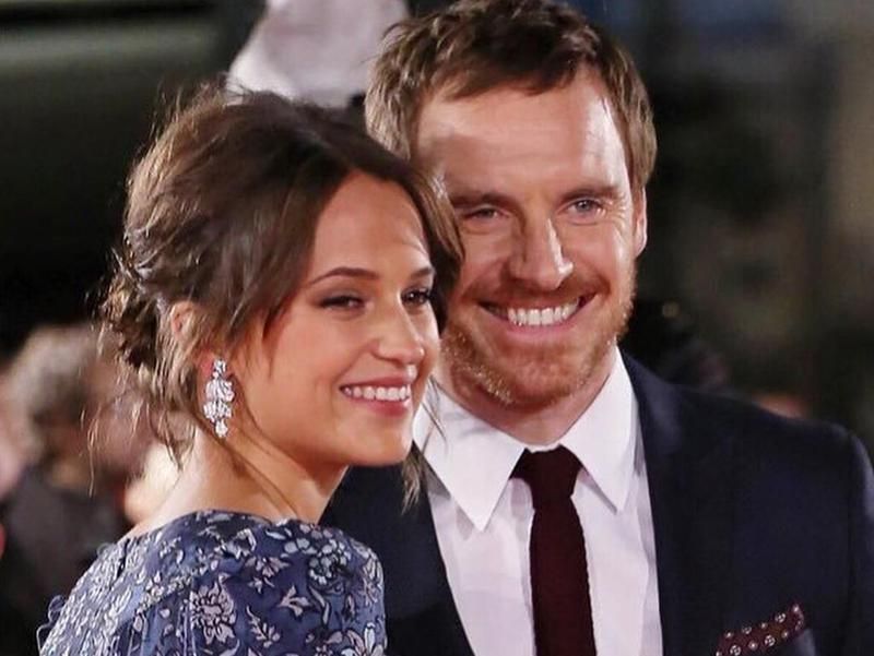 Alicia Vikander and Michael Fassbender