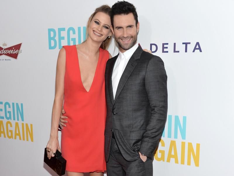 Behati Prinsloo and Adam Levine