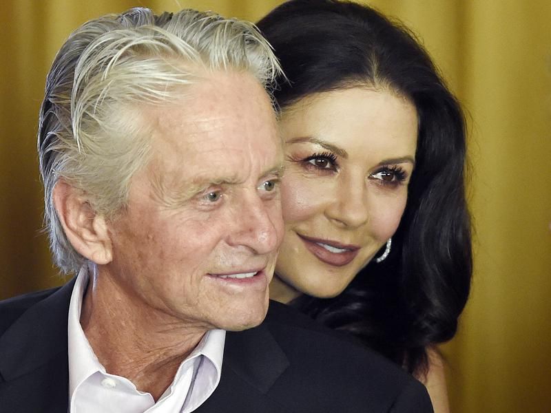 Catherine Zeta-Jones and Michael Douglas