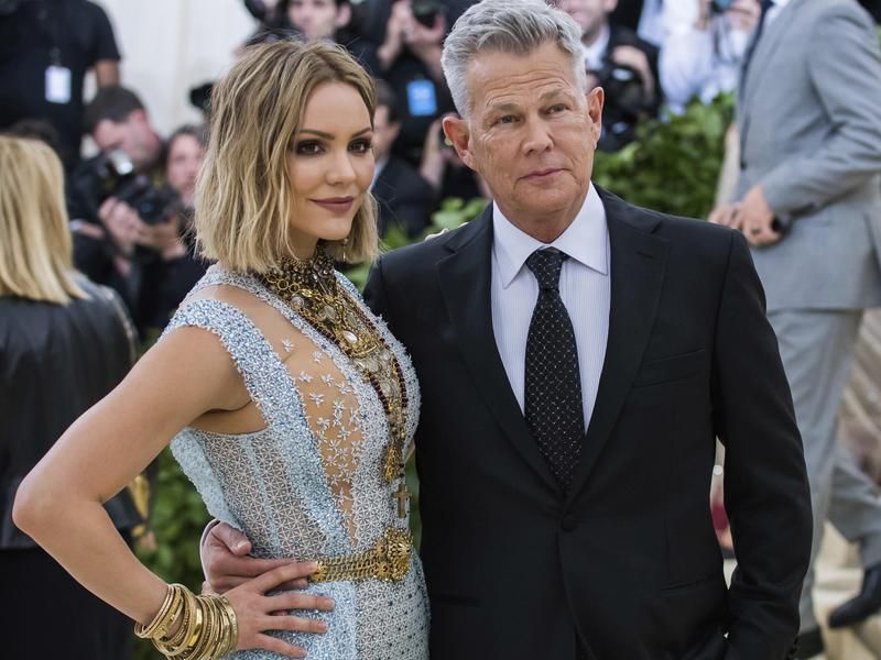 Katherine McPhee and David Foster