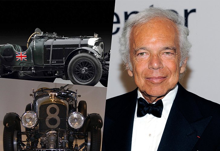 Ralph Lauren with Vintage Bentley