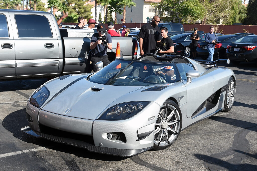 Floyd Mayweather in his Koenigseff CCXR Trevita